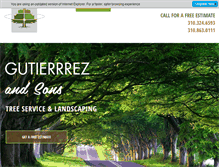 Tablet Screenshot of gutierrezandsonstreeservice.com